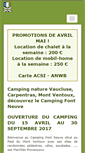 Mobile Screenshot of campingfontneuve.com
